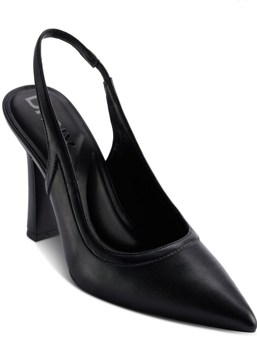 DKNY Black Pointed Slingback Pump - Size 10